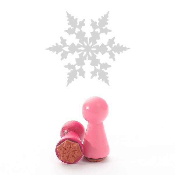 Motivstempel Titel: Ministempel Schneeflocke von Judi-Kins