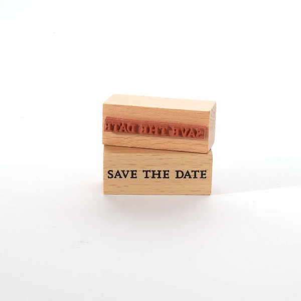 Motivstempel Titel: save the date