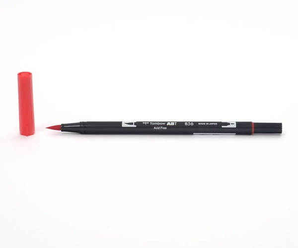 Tombow Dual Brush Pen - Chinese Red - China Rot