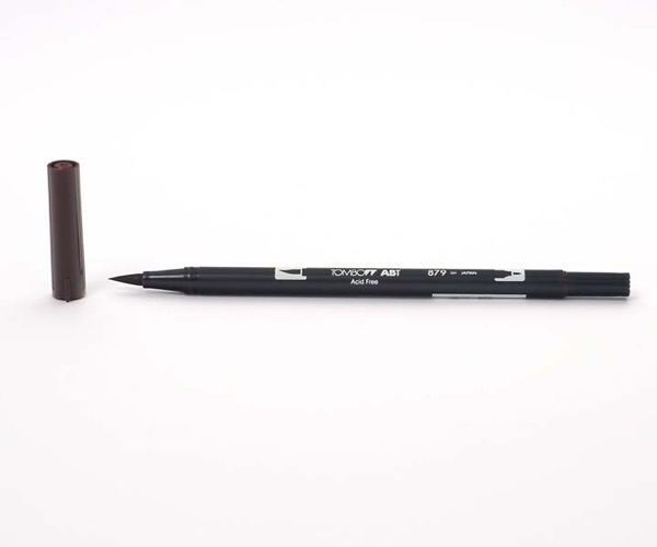 Tombow Dual Brush Pen - Brown - Braun