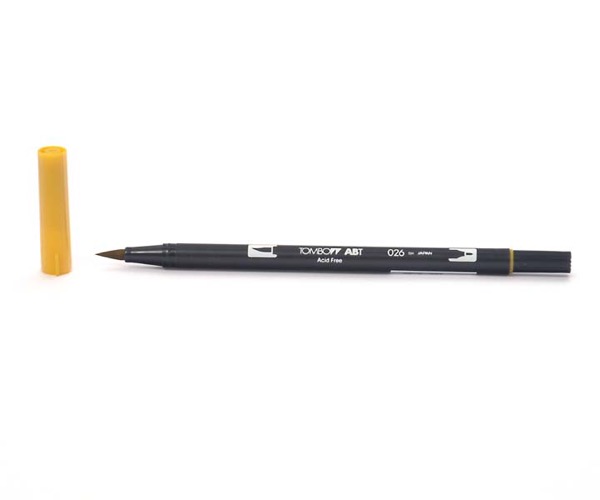 Tombow Dual Brush Pen - Yellow Gold - Goldgelb
