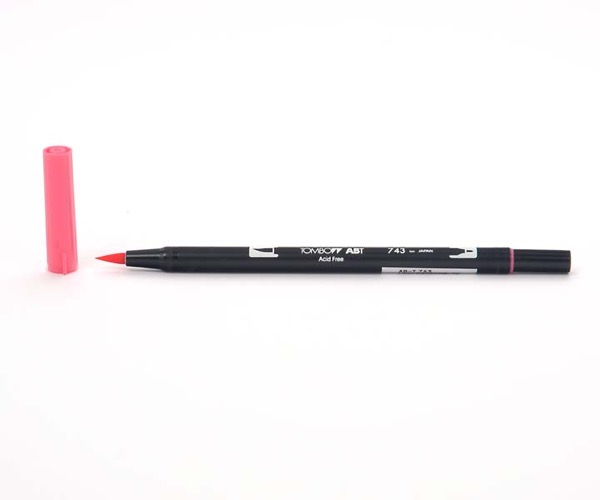 Tombow Dual Brush Pen - Hot Pink - Hot Pink