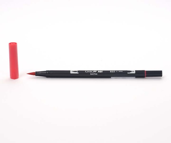 Tombow Dual Brush Pen - Persimmon - Persimmon Rot