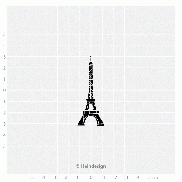 Motivstempel Titel: Paris Eifelturm