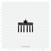Motivstempel Titel: Berlin Brandenburger Tor