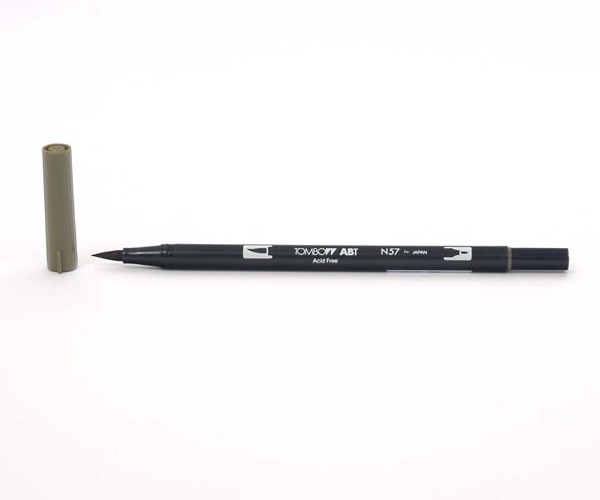 Tombow Dual Brush Pen - Warm Gray 5 - Grauton warm 5