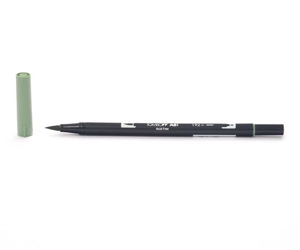 Tombow Dual Brush Pen - Asparagus - Grüner Spargel