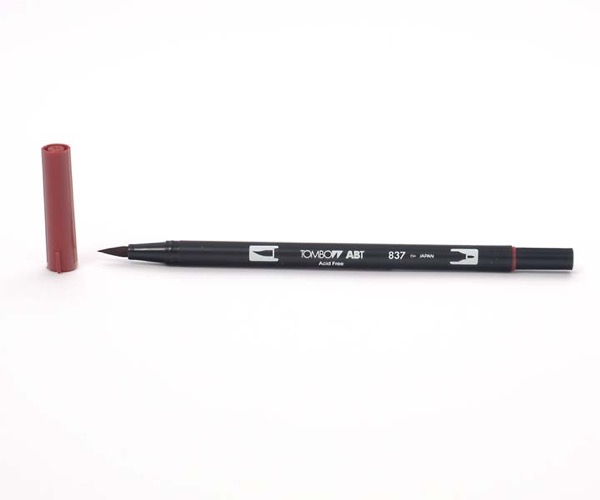 Tombow Dual Brush Pen - Wine Red - Weinrot