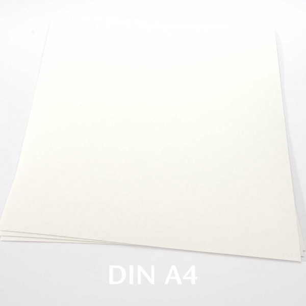 Amadeo Karten schön Weiß DIN A4