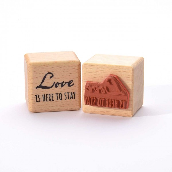Motivstempel Titel: Love is here to stay