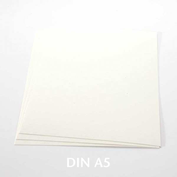 Amadeo Karten schön Weiß DIN A5